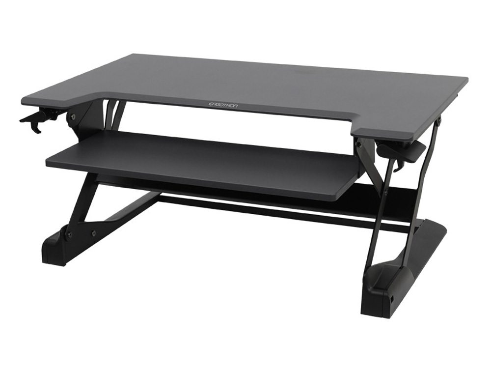 Ergotron WorkFit TL Sit-Stand Desktop Workstation - Black