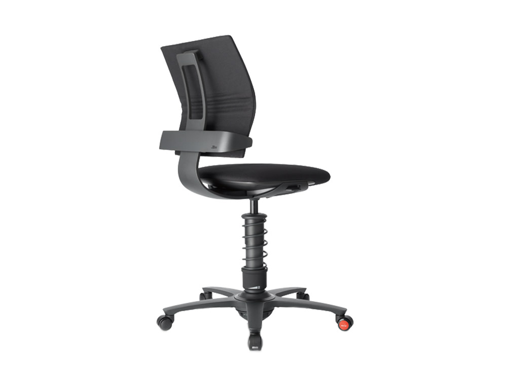 Aeris 3Dee Active Office Chair - Black - Black Finish - Black Base