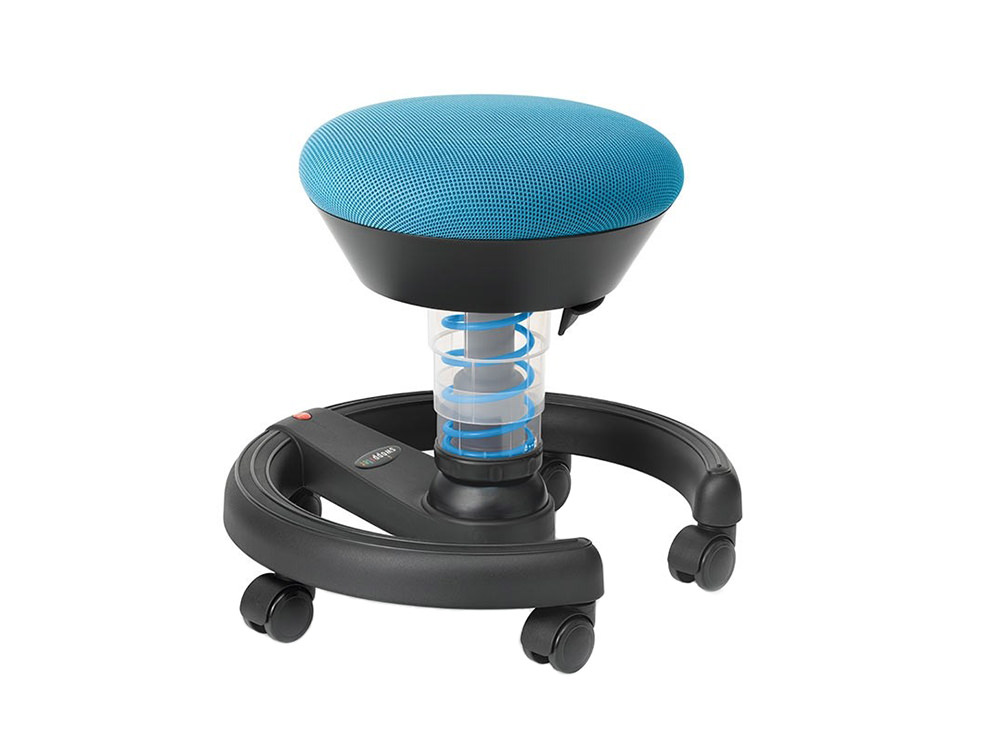 Aeris Swoppster Small Ergonomic Chair with Castor Wheels - Pastel Blue