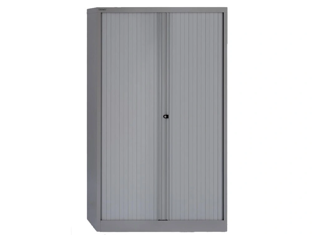 Bisley Tambour Steel Cupboard 61.8 Inch High