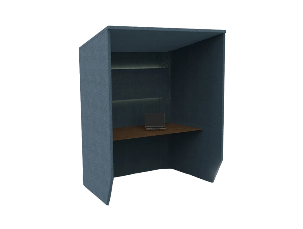 BuzziBooth Side by Side Acoustic Workstation Pod