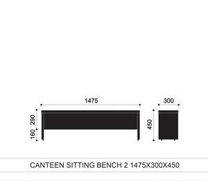 Kito Canteen High-Top Poseur Table in Maple and White Dimension 6 Kito Canteen High-Top Poseur Table in Maple and White Dimension 6