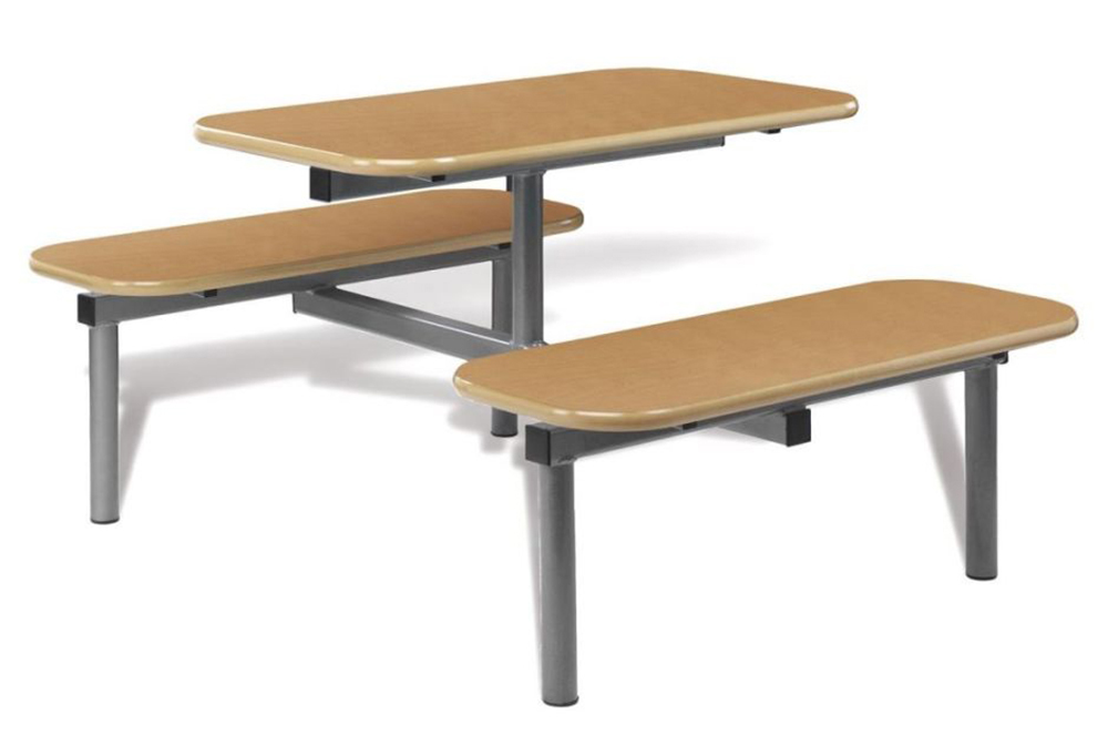 Canteen CU37 Wooden Bench Seating with Table