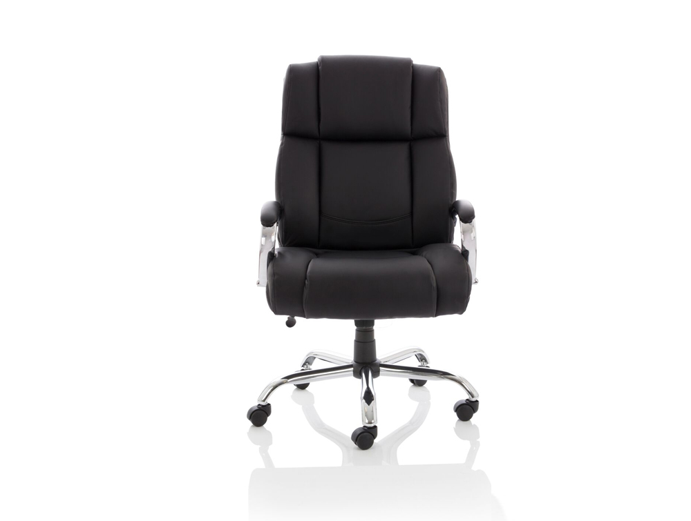 Dynamo Texas Leather Heavy Duty Executive Black Office Chair