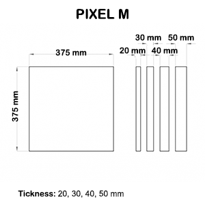 Fluffo Chain Acoustic Panel Dimension 15 Fluffo Chain Acoustic Panel Dimension 15