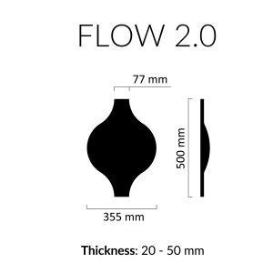 Fluffo Flow 2.0 Acoustic Panel Dimension 8 Fluffo Flow 2.0 Acoustic Panel Dimension 8
