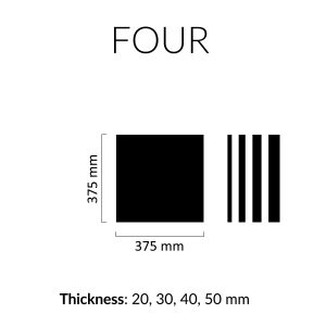 Fluffo Flow 2.0 Acoustic Panel Dimension 9 Fluffo Flow 2.0 Acoustic Panel Dimension 9