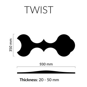 Fluffo Flow 2.0 Acoustic Panel Dimension 19 Fluffo Flow 2.0 Acoustic Panel Dimension 19