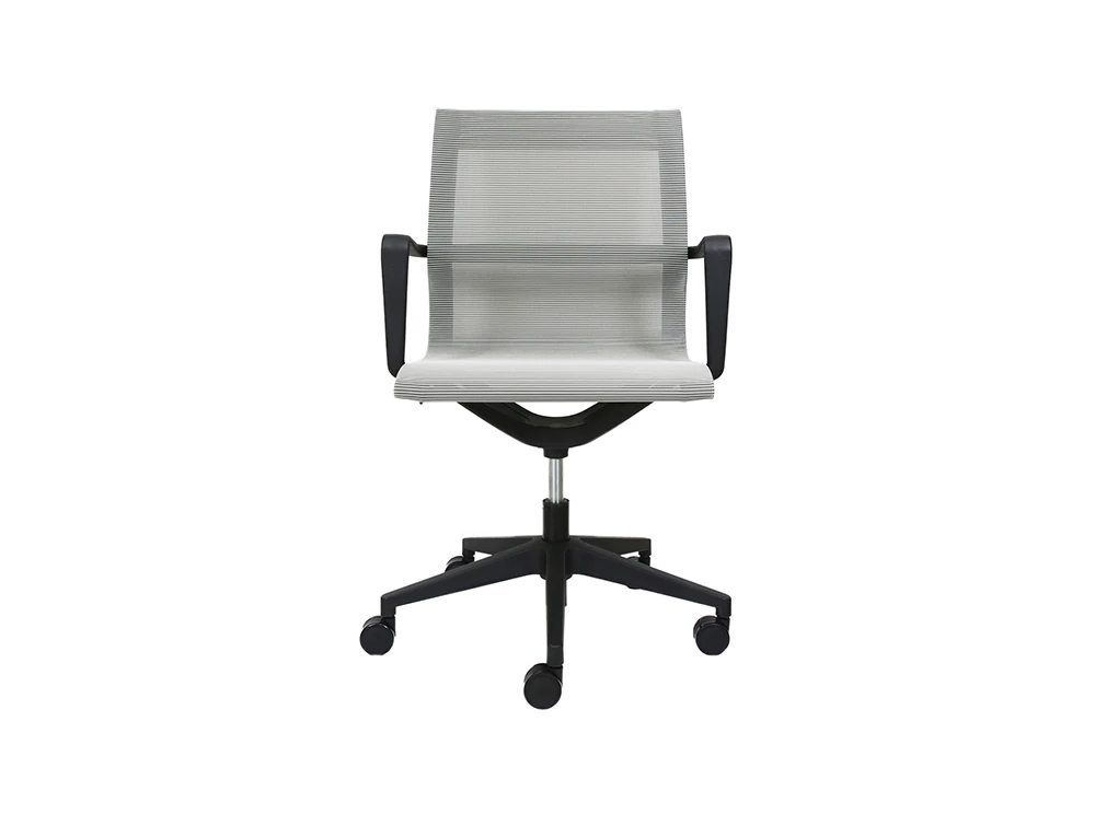 Franklin Collection Mesh Swivel Chair with Black Frame