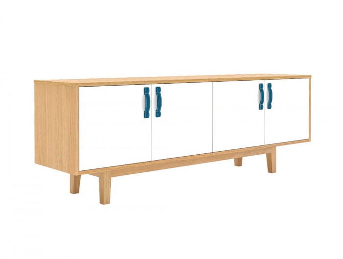Jig Credenza Low Storage Sideboard Unit Radius Office Uk
