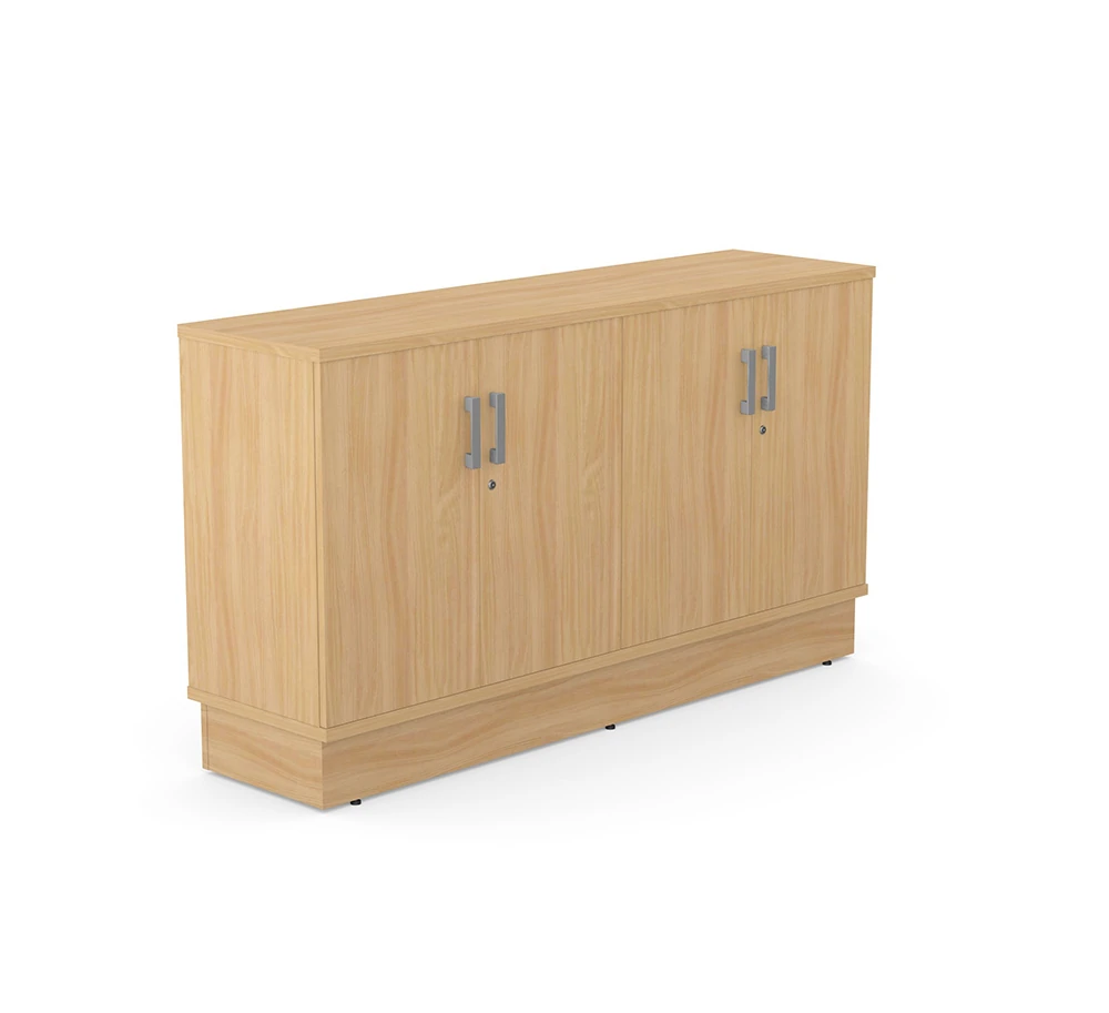 Grand Executive Wooden 4-Door Cabinet Storage Unit