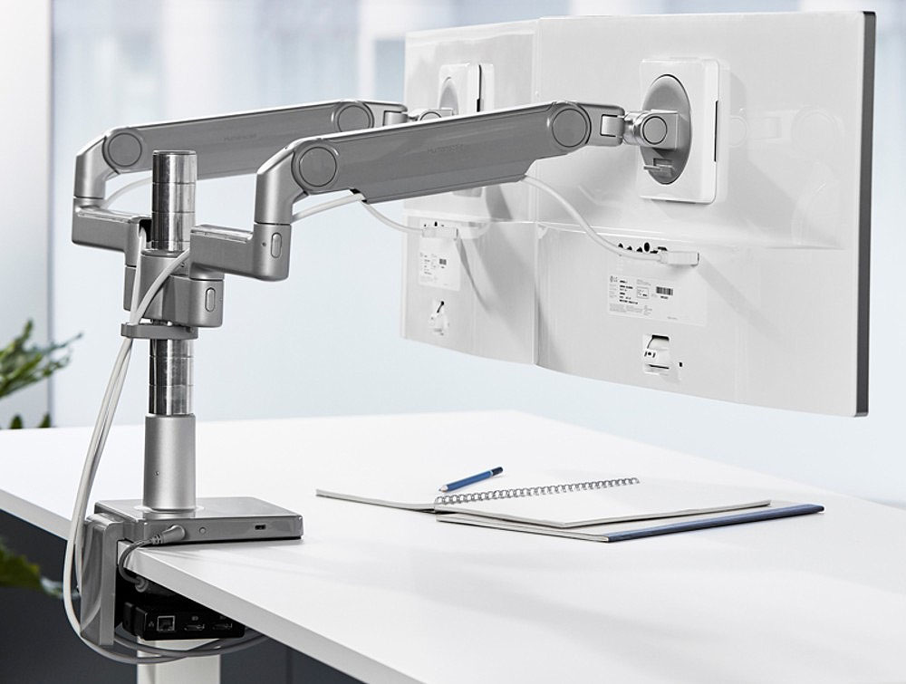 Humanscale M/Flex Multi Monitor Arm and Support for up to 4 Monitors