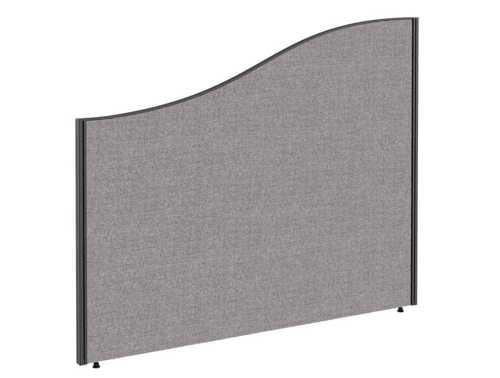 Join Freestanding Wave Fabric Screen - W1200mm x H1200mm