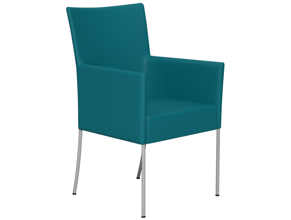 Kleiber Time 4 Legged Chair In Eco Leather