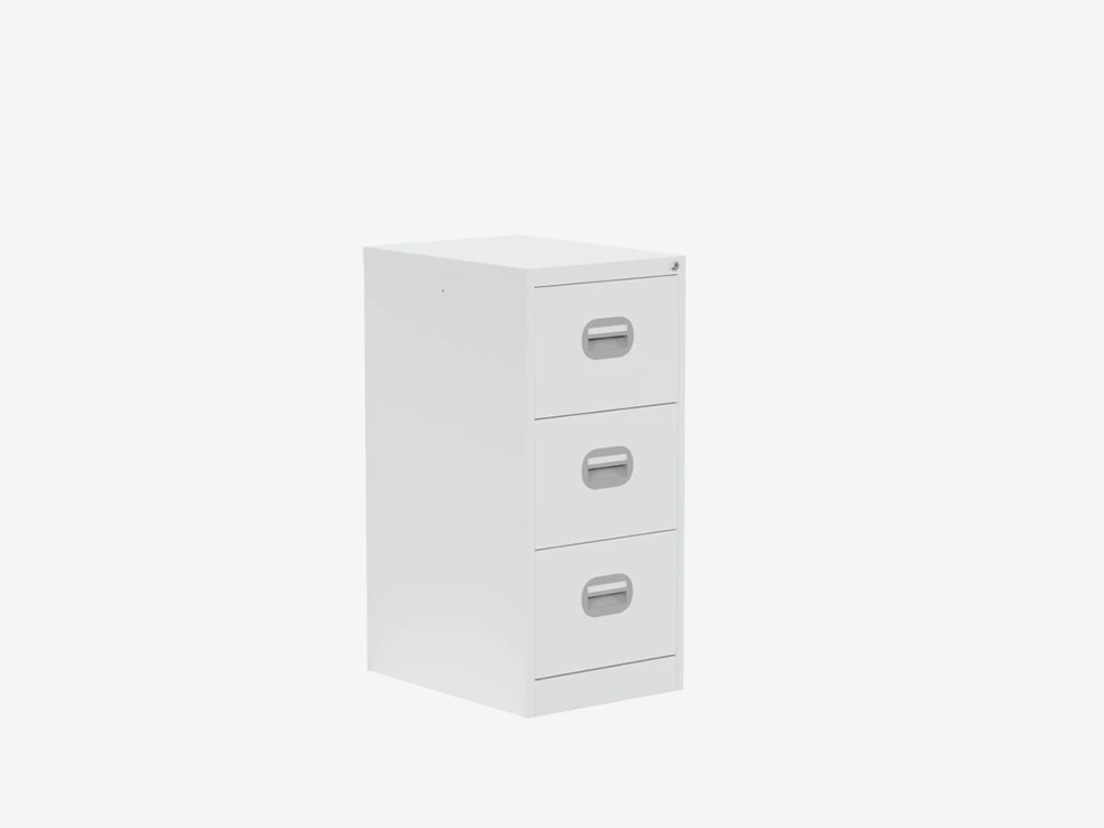 Silverline Kontrax 3 Drawer Metal Filing Cabinet