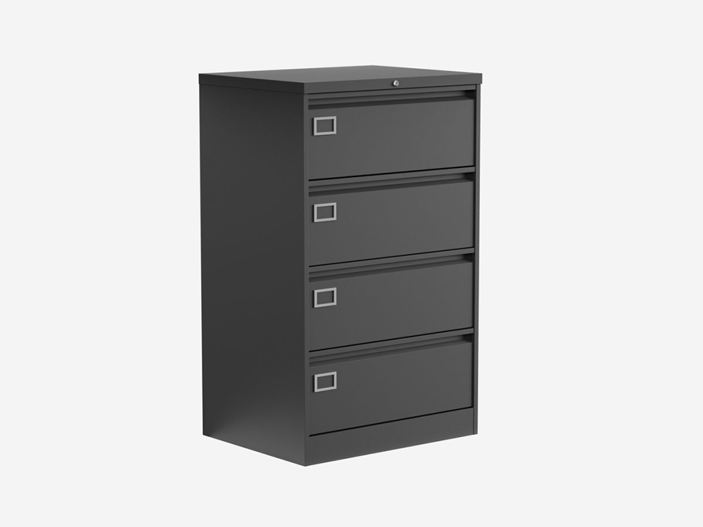 Kontrax Four Drawer Side Filing Cabinet