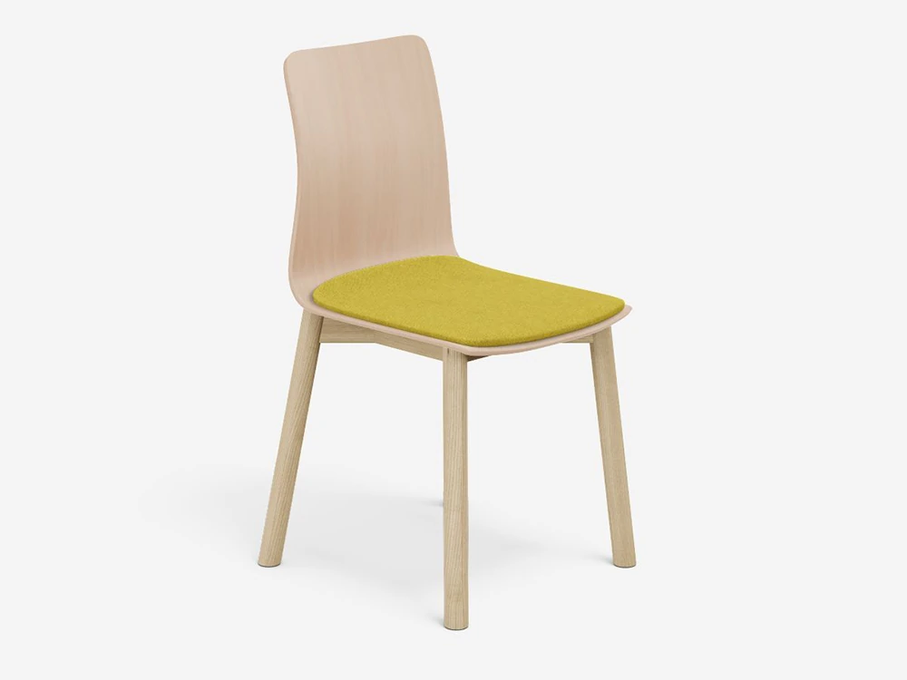 Linar Plus Wooden Meeting Room Chair with Cushion