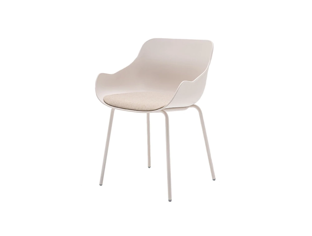 MDD Baltic Remix Shell Polypropylene Armchair with Cushioned Seat