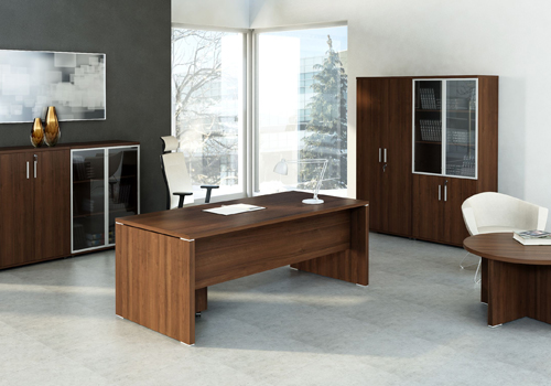 Dynamo Mirage Ergonomic Executive Chair with Arms Monitor Arms with Three Screens