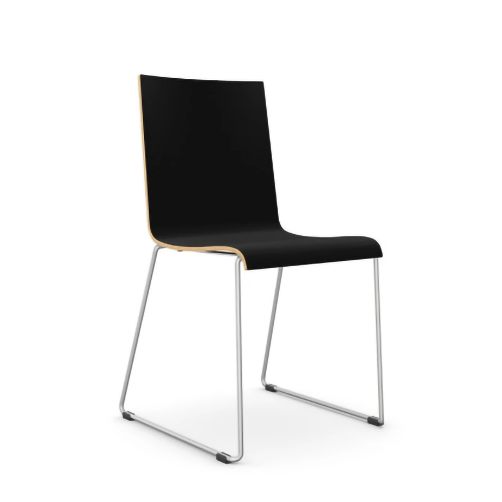Michigan Canteen Chair with Skid Frame Base
