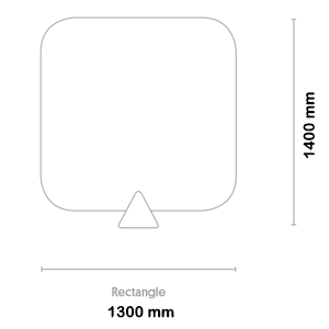 MuteDesign Cone Acoustic Freestanding Panel Dimension 3 MuteDesign Cone Acoustic Freestanding Panel Dimension 3