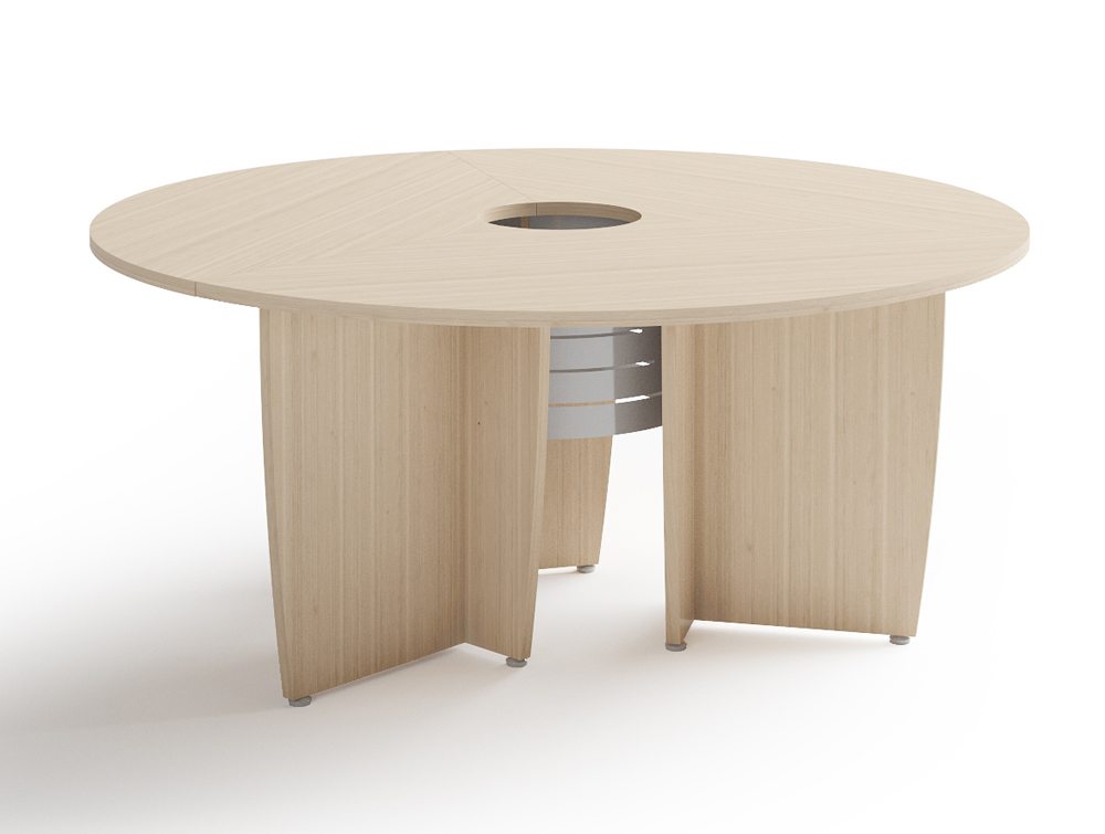 Buronomic Success Meeting Room Round Table - Oak