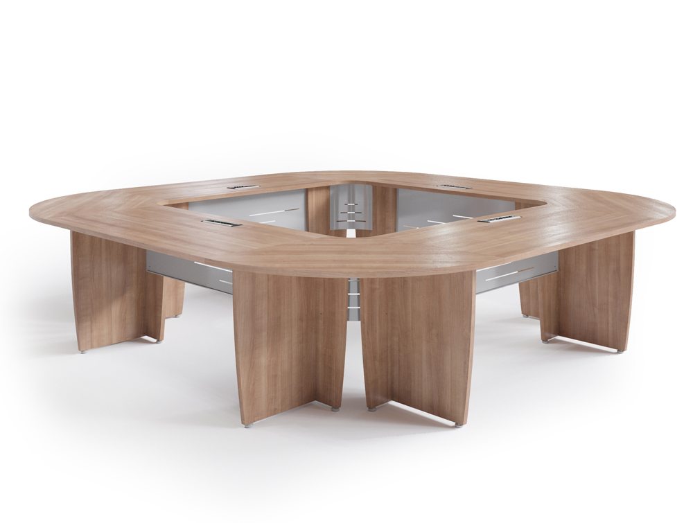 Buronomic Success Meeting Room Square Table - Havana