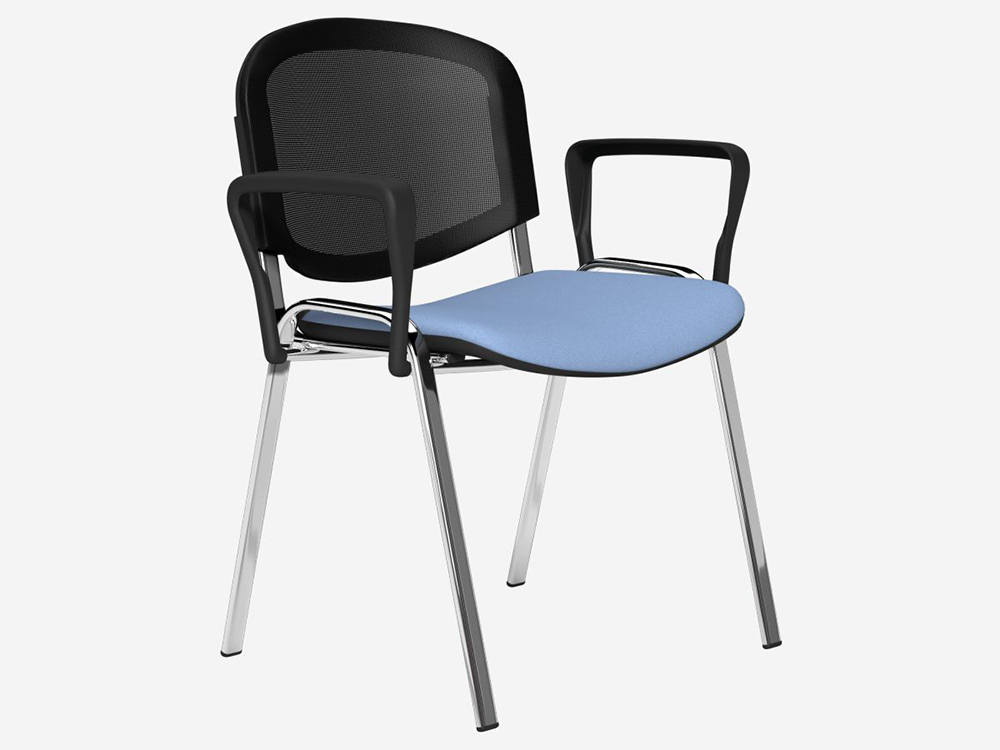 OI Series Mesh Visitor Chair with Chrome Frame