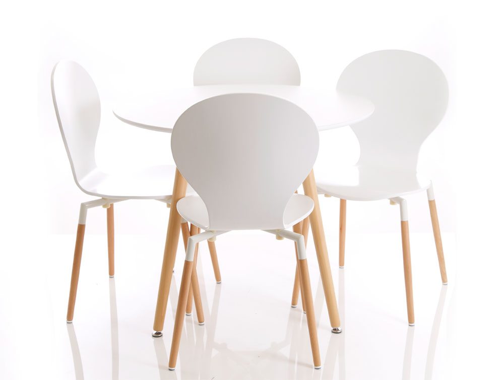 Dynamo Parisian Table 4 Chair Set At Radius Office Dynamo Parisian Table 4 Chair Set