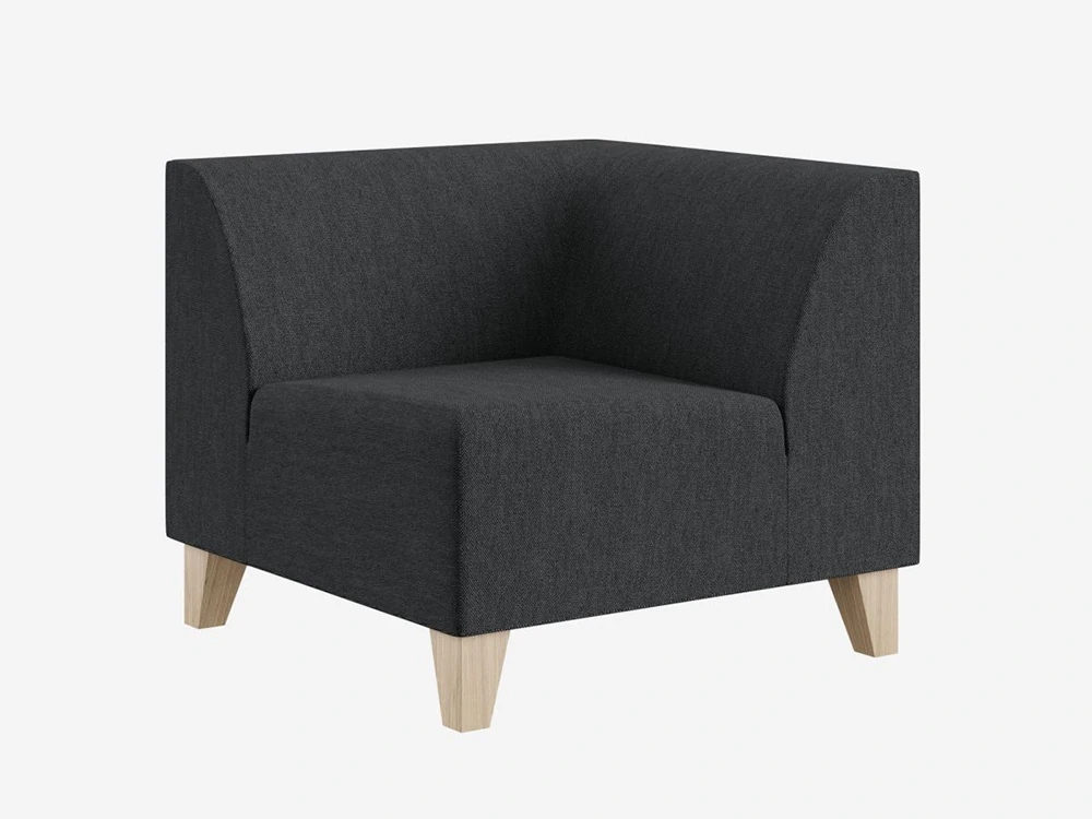 Kleiber Sigma Modular Soft Seating Single Seater Corner Unit
