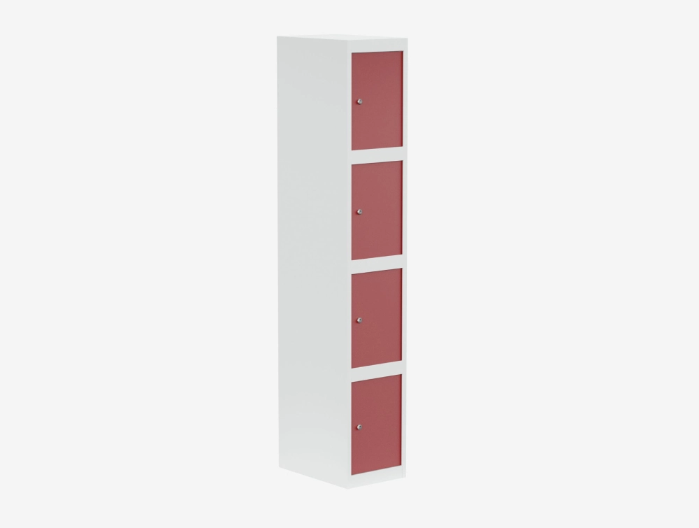 Silverline Kontrax Deep Four Tier Metal Locker