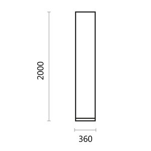 Hush Tower Low Freestanding Acoustic Column Dimension 1 Hush Tower Low Freestanding Acoustic Column Dimension 1
