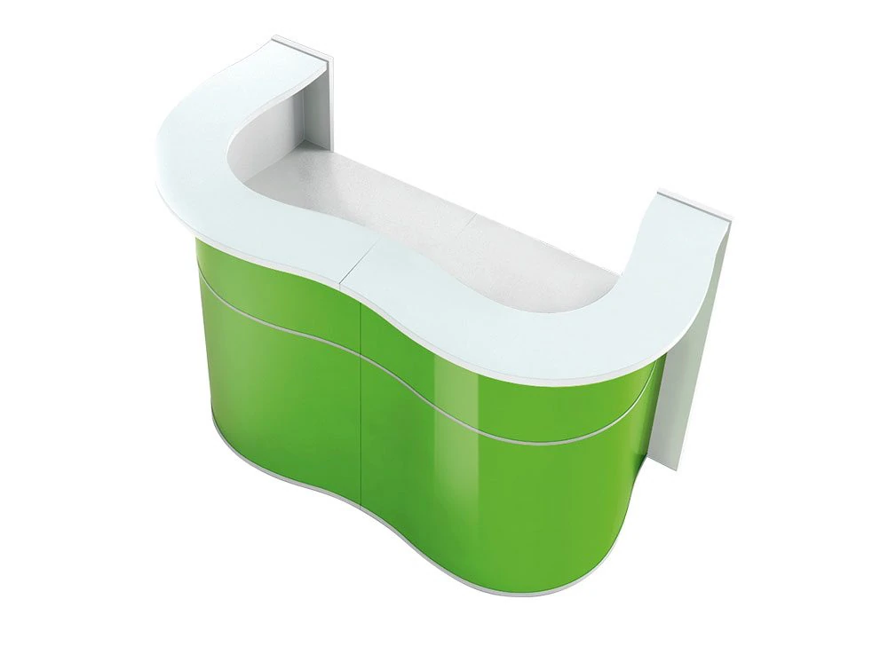MDD Wave Executive Modular Reception Desk Unit