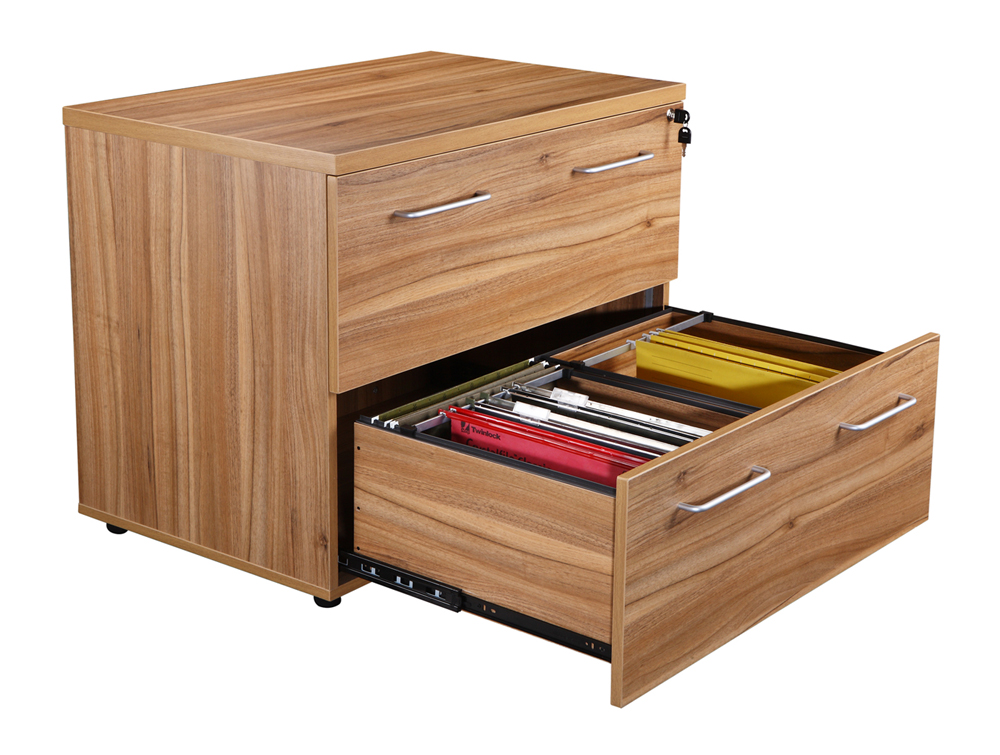 How to Boost Productivity by Improving Office Storage Elite-2-Drawer-Side-Filing-Cabinet-in-Walnut