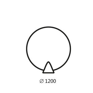 Hush Cone Oval Acoustic Standing Panel Dimension 1 Hush Cone Oval Acoustic Standing Panel Dimension 1