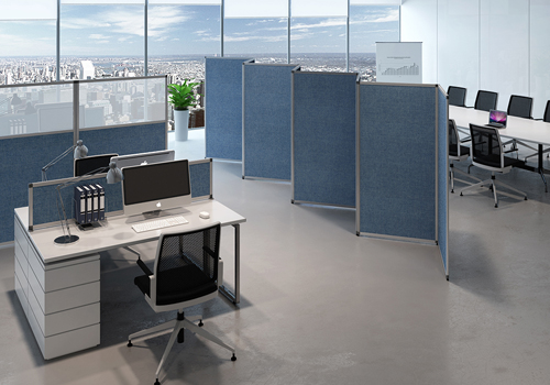 Office Screens Ireland Affordable Desk Dividers Freestanding Monitor Arm Desk Mount In White And Silver The Freestanding Office Parions