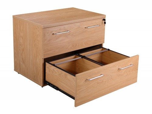 Filing Cabinets Ireland Wood Metal Lockable New Elite 2 Drawer Side Filing Cabinet In Oak